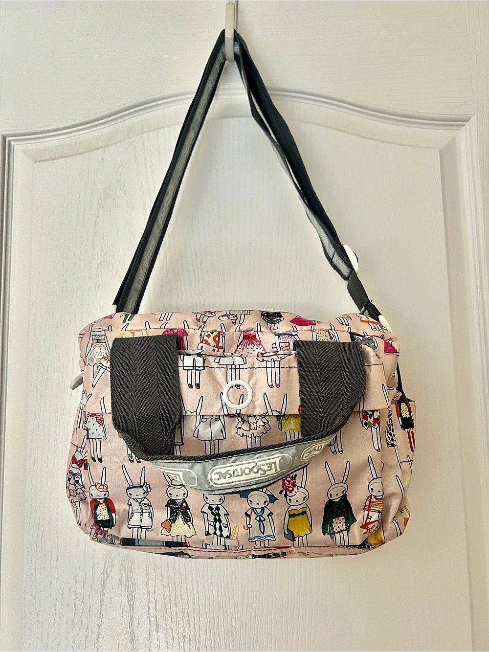 LeSportsac x Fifi Lapin "Dress-Up" Shoulder Bag Duffle Pink